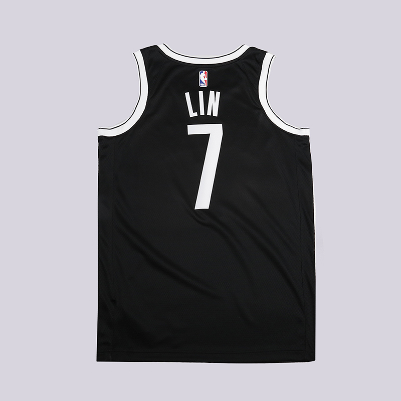 мужская черная майка Nike Jeremy Lin Icon Edition Swingman Jersey 864459-013 - цена, описание, фото 5